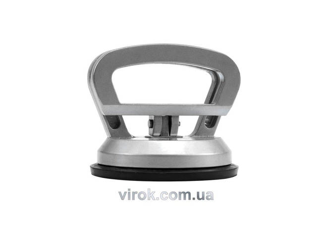 Присоска для монтажу скла одинарна VOREL : d= 115 мм, m= 40 кг, алюміній [50], фото 1