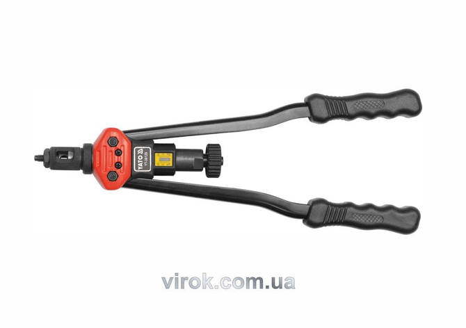 Заклепочник дворучний YATO для нітогайок М3-12 мм, l=410 мм [5], фото 1