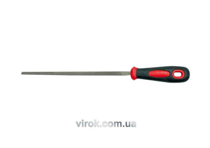 Напильник слюсарний VOREL трикутний, l=200мм  [20/100], фото 1