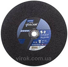 Диск відрізний по металу і нержав. сталі тм "NORTON VULCAN"; Ø = 350х25,4 мм, t = 3.0 мм