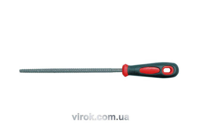 Рашпиль круглий VOREL, l = 200 мм [20/100], фото 1