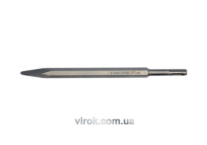 Долото - піка STHOR : SDS+ до перфоратора; Ø = 14 мм, l = 250 мм, фото 1