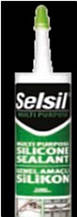 Герметик силіконовий універсальний SELSIL : V= 310 мл. білий [25]