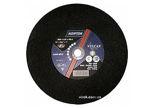 Диск відрізний по металу, нерж. сталі, бетону і чавуну "NORTON VULCAN FIXED"; Ø = 350х32 мм, t = 3.5 мм
