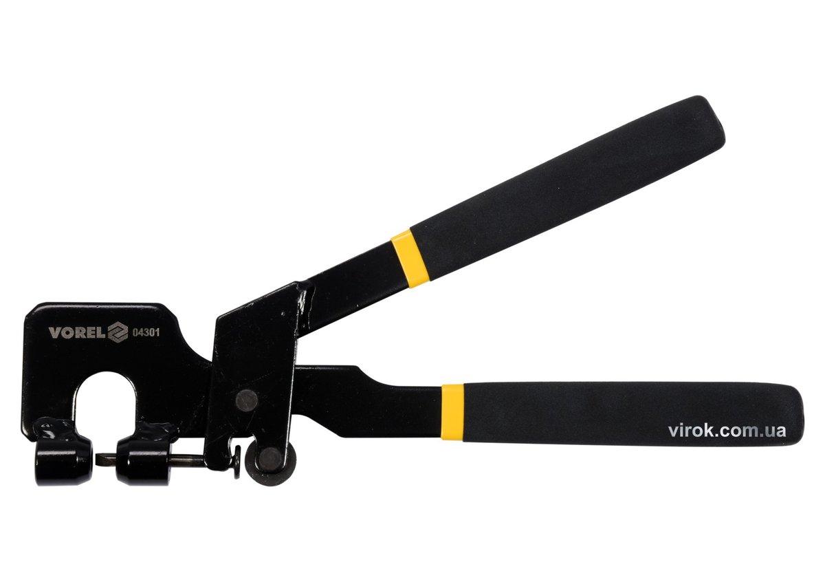 Щипці для з'єднання гіпсокартонних профілів t=0.5-0.8 мм VOREL, l=300 мм