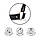 Чокер Bijoux Indiscrets Maze - Wide Chocker Black, фото 5