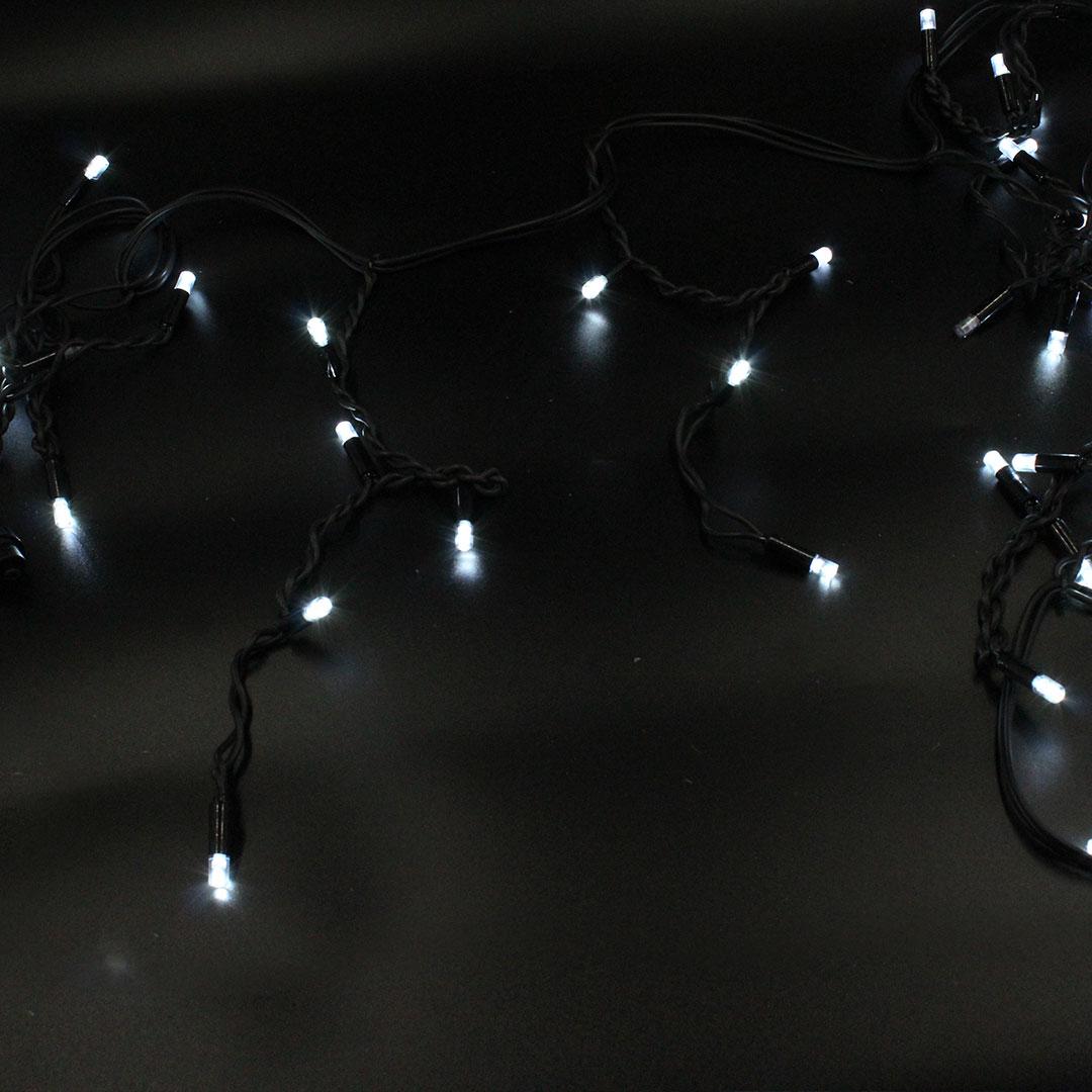 Xmas гірлянда LED 120 3.3Line Short curtain (Бурпурки/Бахрома) W-2 Біла 5Метрів Вул.