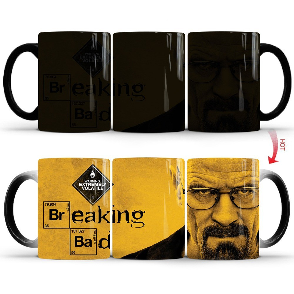Чашка хамелеон Во всі важкі Breaking Bad 330 мл BestSeller (LB-30065)