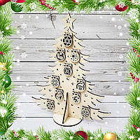 Дерев'яна новорічна Ялинка 30см.