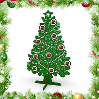 Дерев'яна новорічна Ялинка 55см.