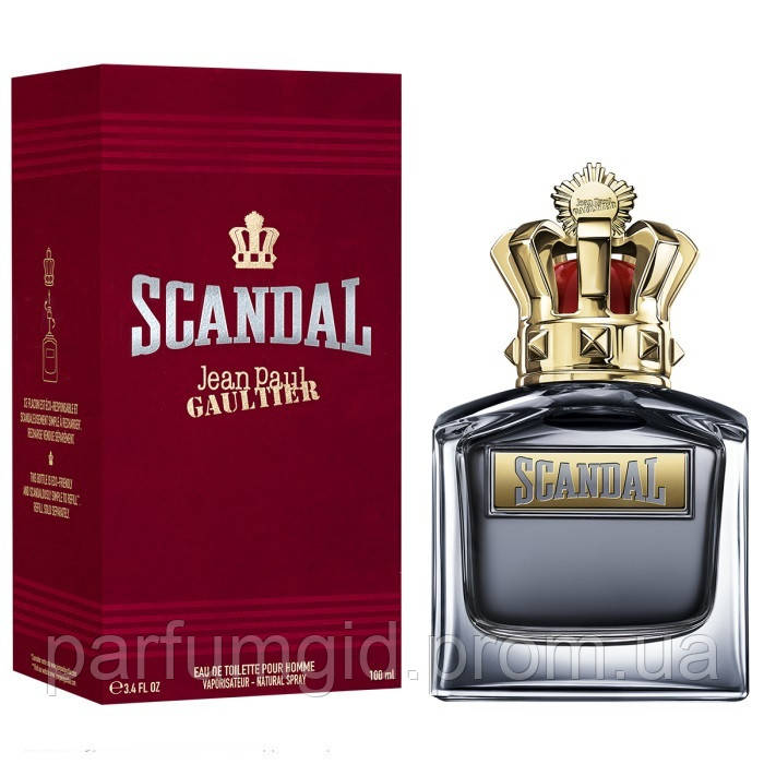 Jean Paul Gaultier Scandal Pour Homme 100 ml (Original Pack) чоловічі парфуми Жан Поль Готьє Скандал Пур Хом 100