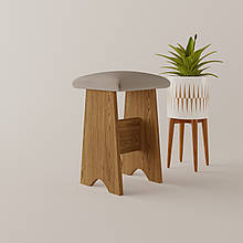 Табурет ТБ-2  Родос темний 450х320х320мм