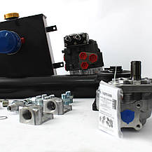 Гідравліка для дровоколу з НШ 32 і 2-секційним розподільником Р80 | VTR, фото 2