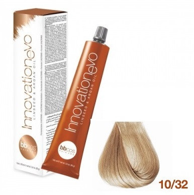 Стійка Фарба для волосся BBCos Innovation Evo Hair Color Cream No 10/32 Блондин Екстра Світлий Золотист, 100 мл