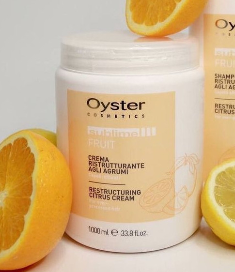 Маска для волос с экстрактом цитруса Sublime Mask Citrus Oyster cosmetics 1000мл для восстановления - фото 1 - id-p227295580