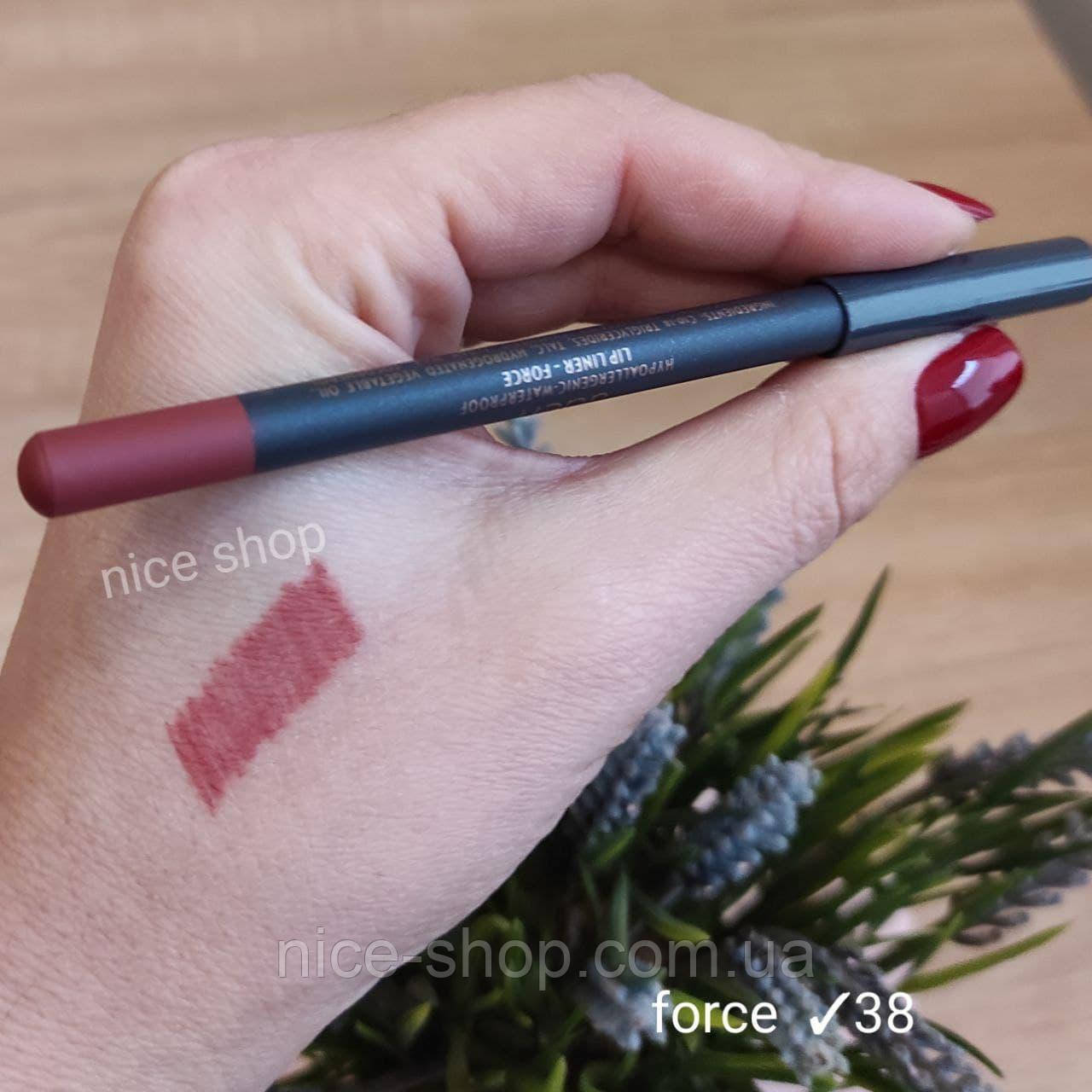 Олівець для губ Force Lipliner Aden No 38