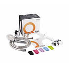 Одинважільний змішувач латунний для душу колір білий Q-tap Polaris WHI 010, фото 4