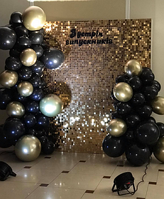 Декоративна ширма фотозона з паєток