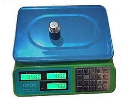 Торгові ваги «ПРОК-ВТ-806-В» (40 кг)