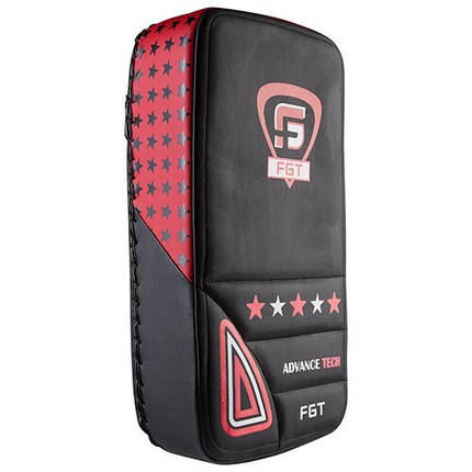 Лапы пады боксёрские черно-красные FGT Advance Tech PVC, фото 2