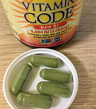 Вітамін Д 5000 Vitamin Code Raw D3 5000 iu 125 mcg 60 veg caps, фото 5