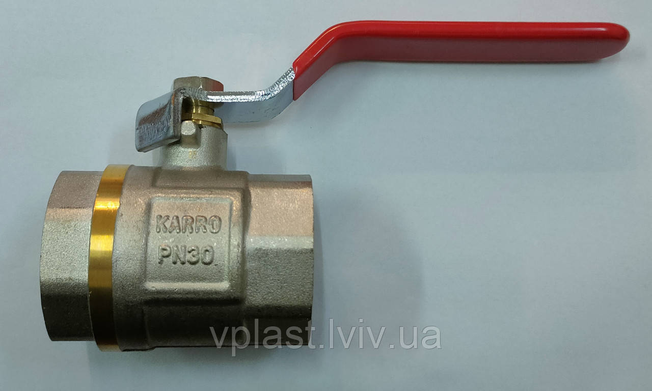 Кран кульовий Karro Standard 1 1/4" ВВ