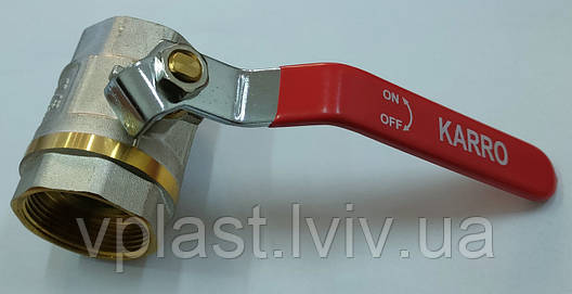 Кран кульовий Karro Standard 2" ВВ, фото 3