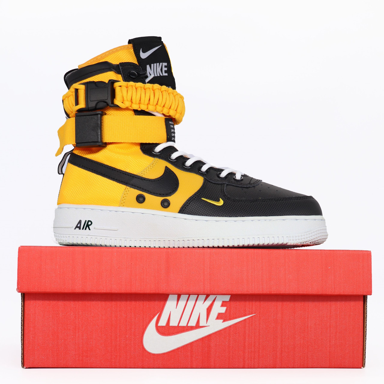 Black and yellow air cheap forces