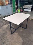 Обідній стіл лофт 180*90*75 см. "Office" LNK, фото 5