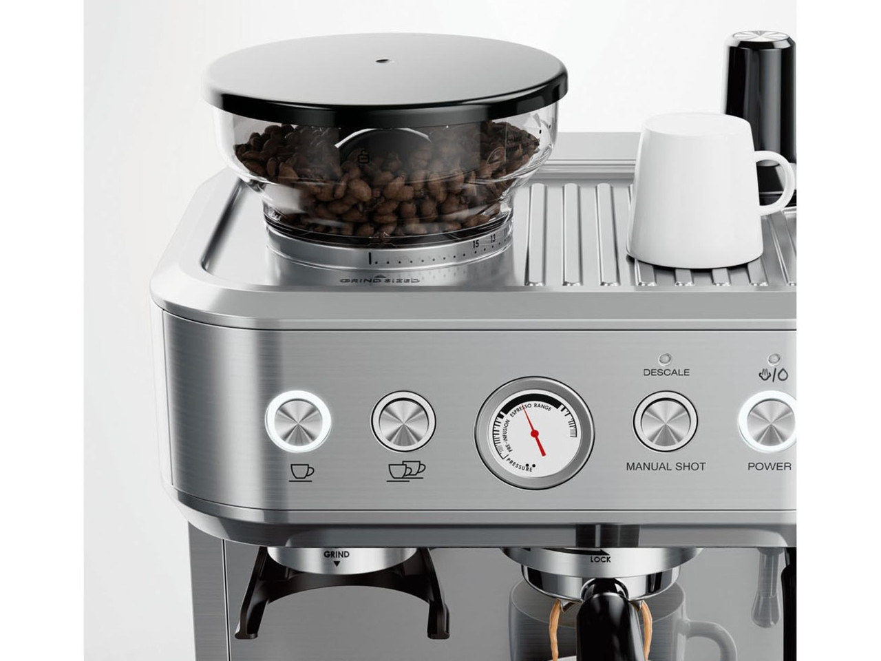 Silvercrest Profi Siebträgermaschine Ssmp 1770 A Test Професійна напівавтоматична кавова машина Silver Crest SSMP 1770 A для