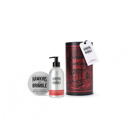 Набір для волосся Hawkins & Brimble Hair Gift Set (Shampoo & Water Pomade), фото 2