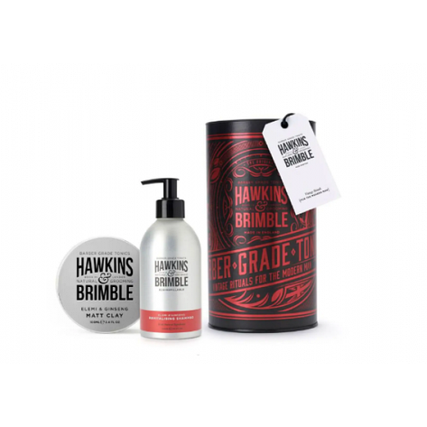 Набір для волосся Hawkins & Brimble Hair Gift Set (Shampoo & Matt Clay), фото 2