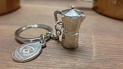 Брелок бариста BaristaSpace Гейзерна кавоварка (K10)