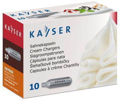 Балончики Kayser для збивання вершків N2О 10 шт. у пакованні (1111)