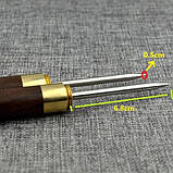 Перо для лате-арту BaristaSpace з дерев'яною ручкою, у комплекті 2 шт (W1), фото 3