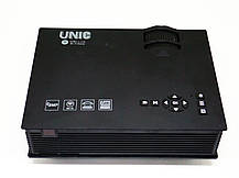Проектор Мультимедійний Wi-Fi UNIC UC68 BK домашній кінотеатр 1800 люмен світлодіодний проектор з HD 1080p, фото 5