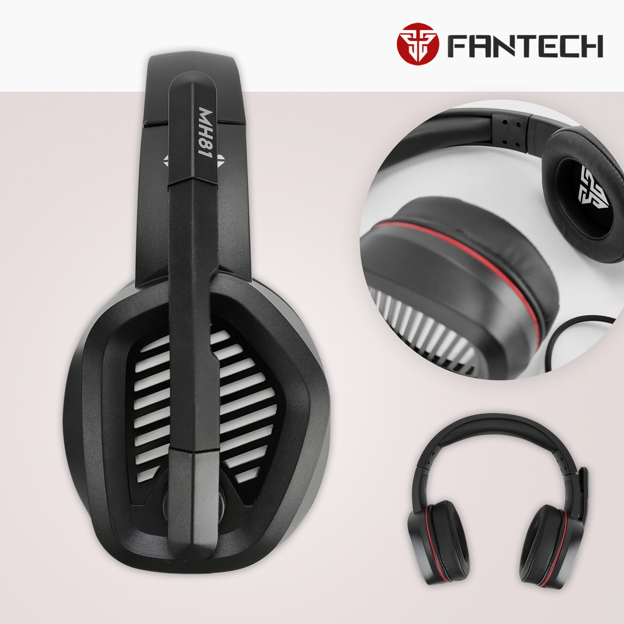 Ігрові навушники з мікрофоном FANTECH SCOUT MH81 геймерські для комп'ютера ноутбука пс4 ps4 xbox one 360