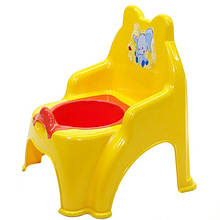 Детский горшок Doloni Toys Слоник Желтый (bc-fl-1123)