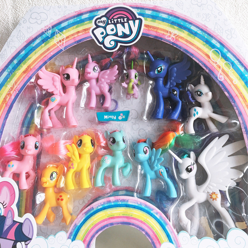 Великий набір Друзі Еквесрії 10 поні та Спайк My Little Pony Friends of Equestria Collection