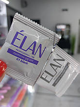 Elan гель фарба для брів + окислювач , чорна.
