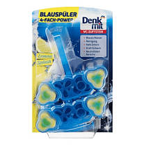 Подвесной блок для унитаза Denkmit WC-Reiniger Duftstein Blauspüler Lemon Splash (DM-BC100645) (bc-295349)
