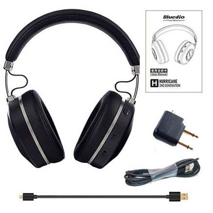 Навушники безпровідні Bluedio H2, Bluetooth гарнітура з шумозаглушенням, фото 3