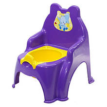 Детский горшок Doloni Toys Слоник Фиолетовый (bc-fl-1130)