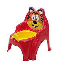 Детский горшок Doloni Toys Тигр Красный (bc-fl-1121)