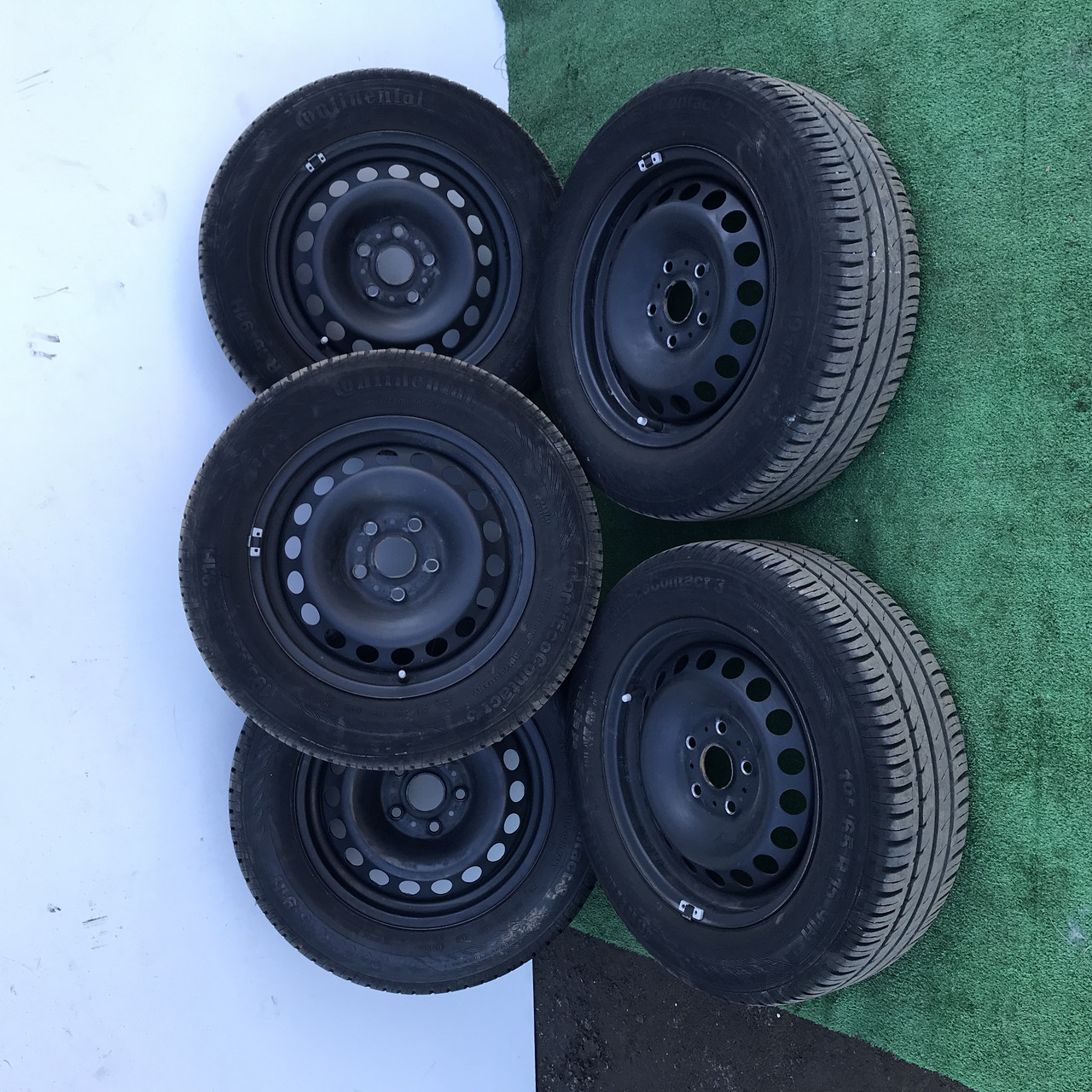 Диски Колесные Стальные (штампованные) на Резине(лето) Комплект R15 VW ...