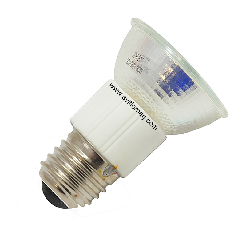 Лампа галогенна з відбивачем 220v 35w HOME JDR MR16 E27
