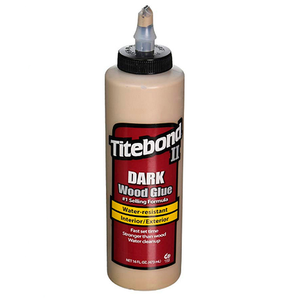 Клей для дерева Titebond Dark Wood Glue D3 темні породи 473мл, фото 1