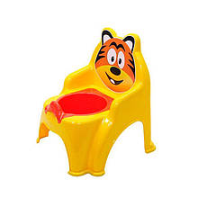 Детский горшок Doloni Toys Тигр Желтый (bc-fl-1113)