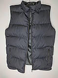 Чоловіча жилетка тепла чоловіча чорна розмір XXXL, жилет, фото 2