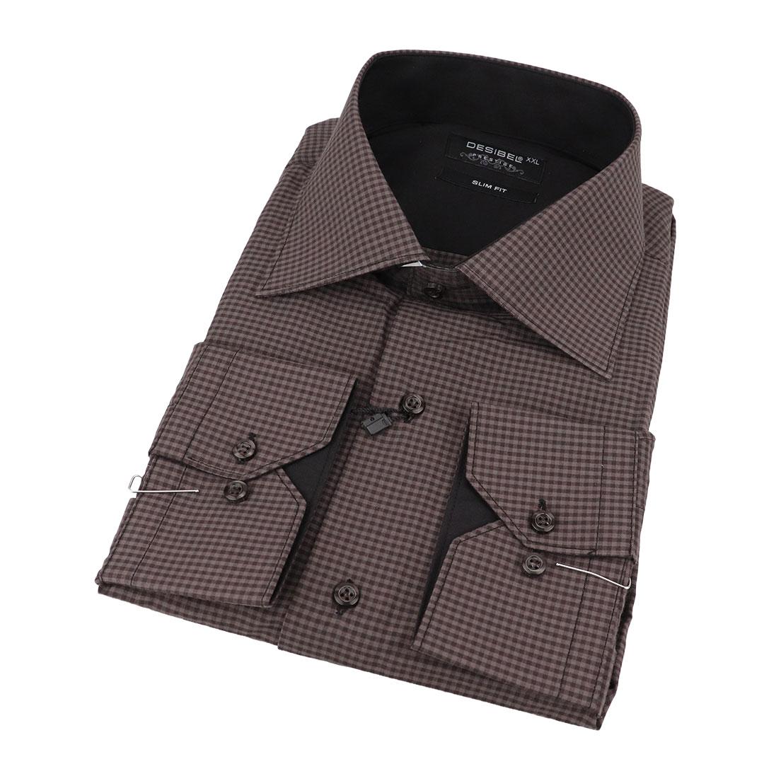 Чоловіча приталена сорочка Desibel 0310 NDS 32, фото 1